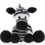 Hoooked DIY kit - Zebra Zizi - noir