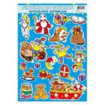 Sinterklaas stickervel A4