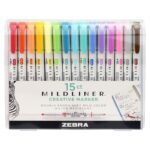 Zebra Mildliner - highlighters - 15 stuks