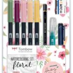 Tombow watercoloring set- Floral