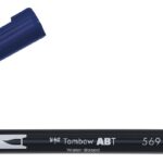 Tombow ABT Dual Brush Pen - 569 jet blue
