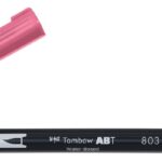 Tombow ABT Dual Brush Pen - 803 pink punch