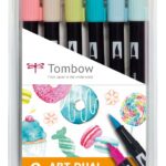 Tombow ABT Dual Brush Pen set - 6 stuks - candy colours