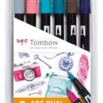 Tombow ABT Dual Brush Pen set - 6 stuks - vintage colours
