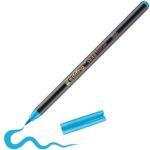 edding 1340 brush pen - 1 tot 3 mm - azuurblauw