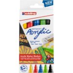edding 5100 acrylic marker - 5 stuks - basis