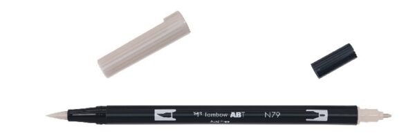 Tombow ABT Dual Brush Pen - N79 warm grey - Afbeelding 1