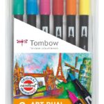 Tombow ABT Dual Brush Pen set - 6 stuks - assorti colours