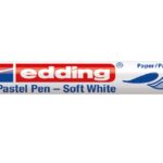 edding 1500 pastel pen - 1 tot 3 mm - soft white