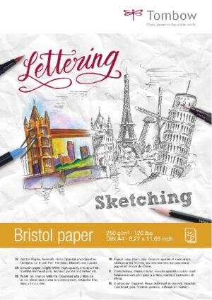 Tombow blok tekenpapier Bristol - A4