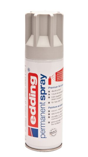 edding 5200 permanent spray - 200 ml - mat - lichtgrijs