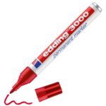 edding 3000 permanent marker - 1,5 tot 3 mm - rood