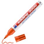 edding 3000 permanent marker - 1,5 tot 3 mm - oranje