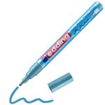 edding 751 lakmarker - glans - 1 tot 2 mm - lichtblauw metallic