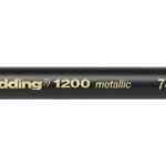 edding 1200 colour pen metallic - 1 tot 3 mm - groen
