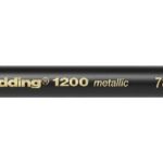 edding 1200 colour pen metallic - 1 tot 3 mm - paars
