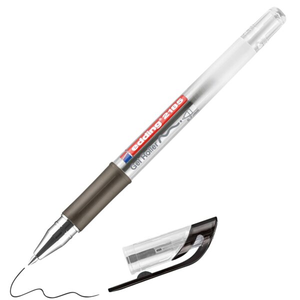 edding 2185 gelroller - 0,7 mm - zwart - Afbeelding 1
