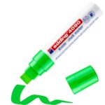 edding 4090 chalk marker - blokpunt - 4 tot 15 mm - lichtgroen