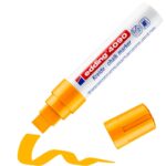 edding 4090 chalk marker - blokpunt - 4 tot 15 mm - neon oranje