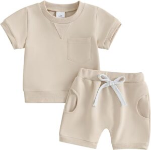 Mini Fashion™ - Cool&Comfortabel - Zomer Peutersetje Beige / 98 (2-3 jaar) | Educatief Speelgoed
