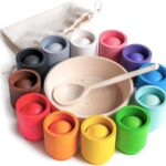 Woods™ - Match de kleuren - Sorteerspel | Educatief Speelgoed