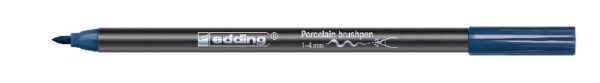 edding 4200 porcelain brushpen - 1 tot 4 mm - staalblauw - Afbeelding 1