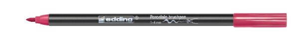 edding 4200 porcelain brushpen - 1 tot 4 mm - karmijnrood - Afbeelding 1