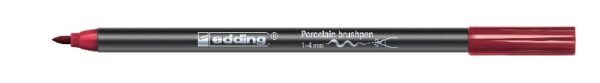 edding 4200 porcelain brushpen - 1 tot 4 mm - karmijn - Afbeelding 1