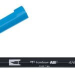 Tombow ABT Dual Brush Pen - 476 cyan