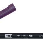 Tombow ABT Dual Brush Pen - 679 dark plum