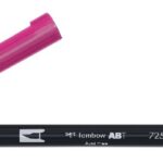 Tombow ABT Dual Brush Pen - 725 rhodamine red