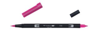 Tombow ABT Dual Brush Pen - 725 rhodamine red
