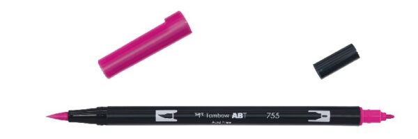 Tombow ABT Dual Brush Pen - 755 rubine red - Afbeelding 1
