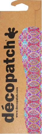Décopatch - 30x40 cm - 3 vellen - BOHO rood