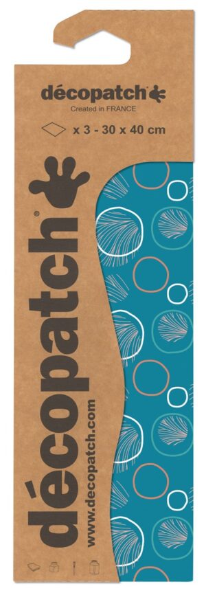 Décopatch - 30x40 cm - 3 vellen - bubbels