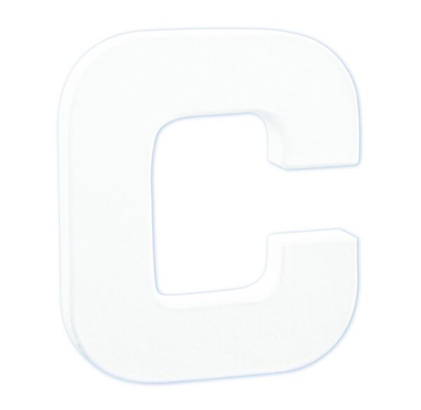 Décopatch - staande letter - 12 cm - C - Afbeelding 1