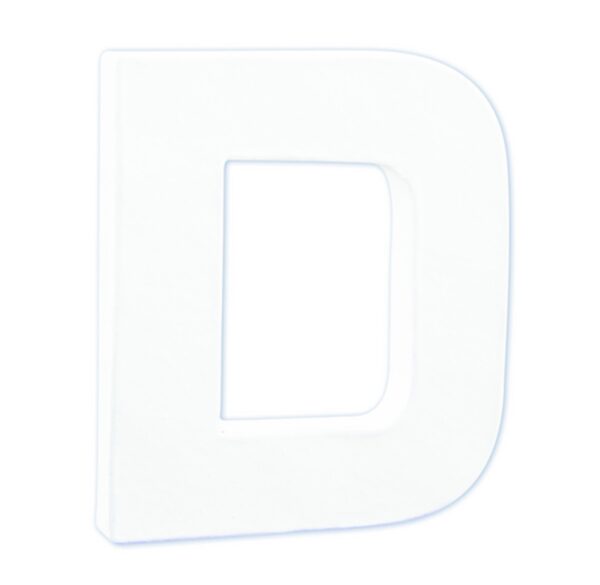 Décopatch - staande letter - 12 cm - D - Afbeelding 1