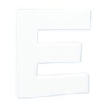 Décopatch - staande letter - 12 cm - E