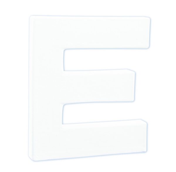 Décopatch - staande letter - 12 cm - E - Afbeelding 1