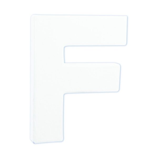 Décopatch - staande letter - 12 cm - F - Afbeelding 1