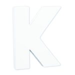 Décopatch - staande letter - 12 cm - K