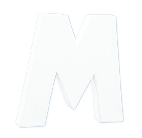 Décopatch - staande letter - 12 cm - M - Afbeelding 1