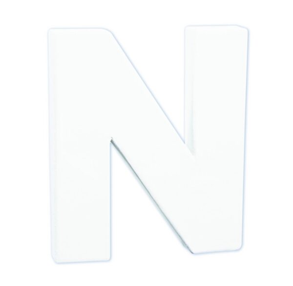 Décopatch - staande letter - 12 cm - N - Afbeelding 1