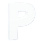Décopatch - staande letter - 12 cm - P