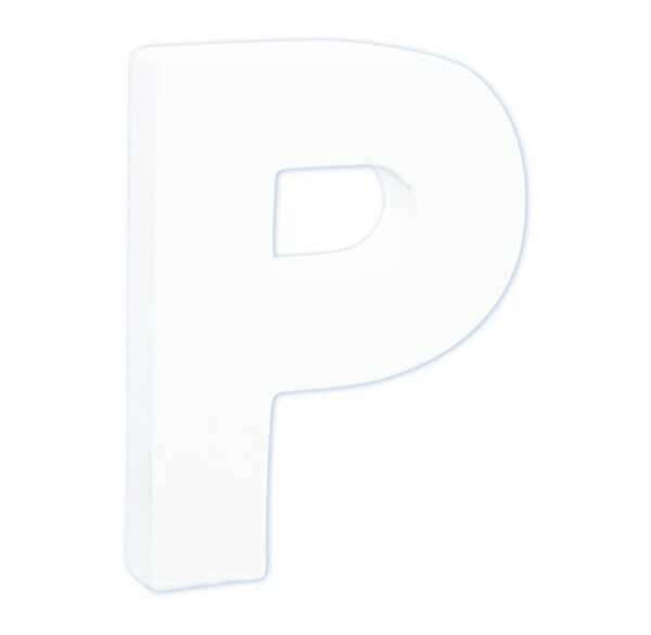 Décopatch - staande letter - 12 cm - P - Afbeelding 1
