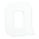 Décopatch - staande letter - 12 cm - Q