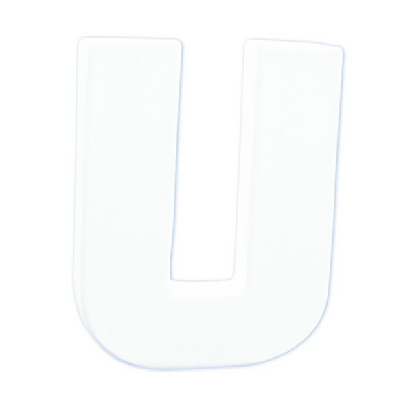 Décopatch - staande letter - 12 cm - U - Afbeelding 1