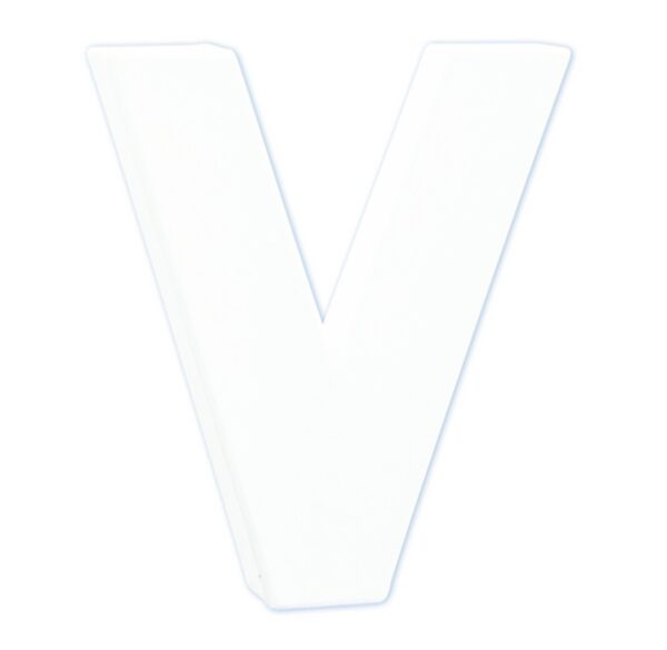 Décopatch - staande letter - 12 cm - V - Afbeelding 1