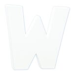 Décopatch - staande letter - 12 cm - W