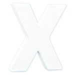 Décopatch - staande letter - 12 cm - X